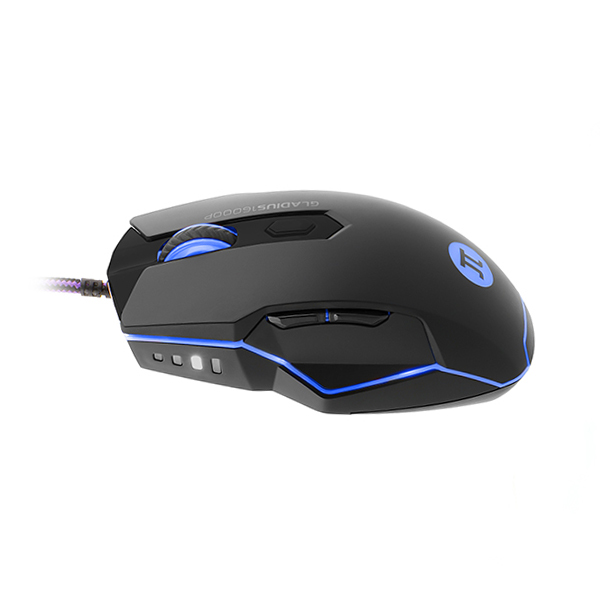 PRIMUS GAMING - MOUSE GAMING GLADIUS 16000 DPI RGB 6BOT AJUSTE PESO (PMO-301)