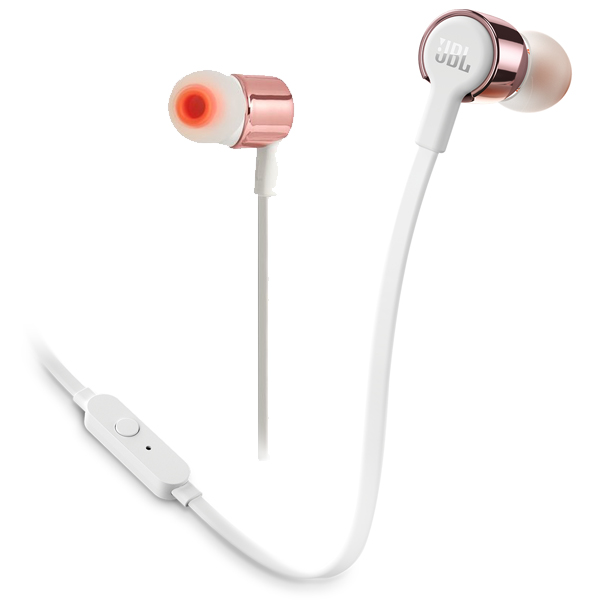 JBL - EARPHONES T210 WIRED IN EAR GOLD (JBLT210RGDAM)