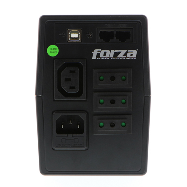 FORZA - UPS INTERACTIVA 800VA / 450W 220V 3 TOMAS ITALIANA (SL-802UL-C)