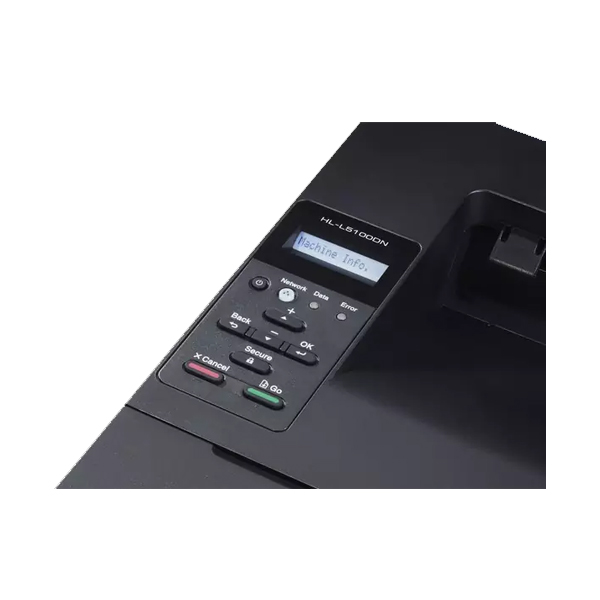BROTHER - IMPRESORA  LASER B-N / 42 PPM / USB / DUPLEX / RED (HL-L5100DN)