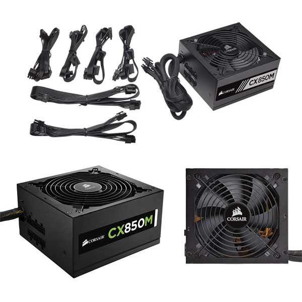 CORSAIR - FUENTE DE PODER CX850M 80 PLUS BRONCE MODULAR ATX (CP-9020099-NA)