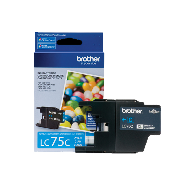 BROTHER - TINTA BROTHER LC75C CYAN (LC75C)