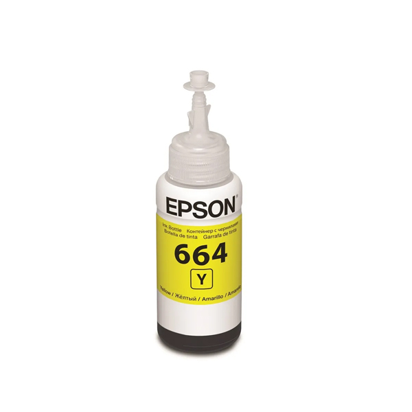 EPSON - BOTELLA DE TINTAS AMARILLO (T664420-AL)