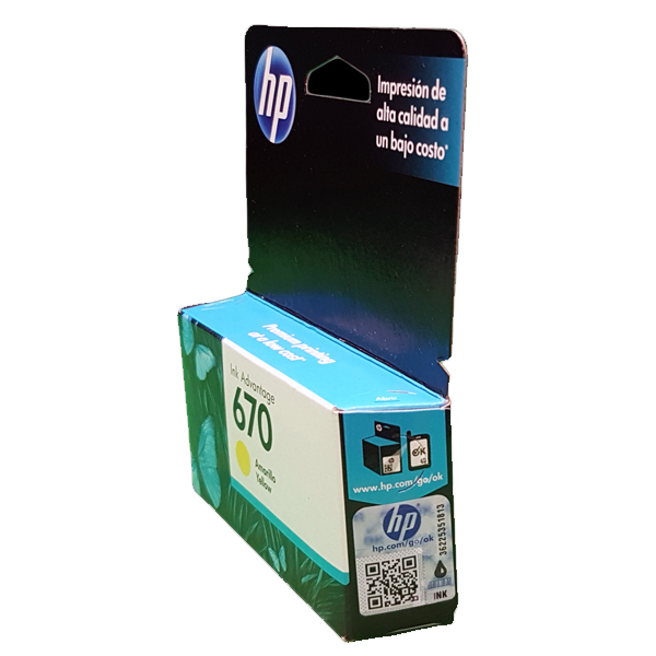 HP - TINTA HP 670 CZ116AL YELLOW (CZ116AL)