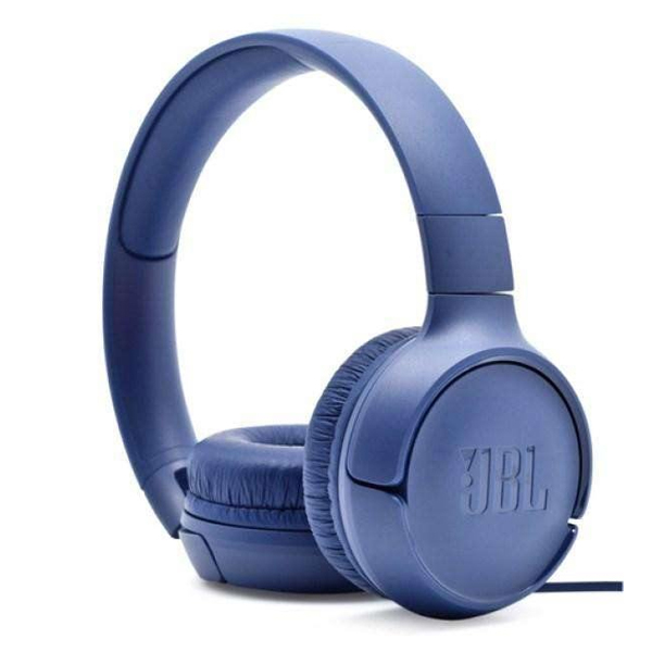 JBL - AUDIFONOS ON-EAR JBL TUNE 500 AZUL (JBLT500BLU)