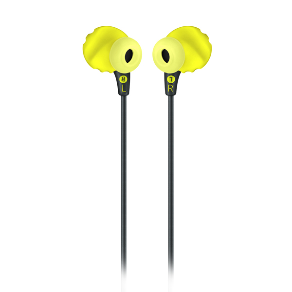 JBL - AUDIFONOS DEPORTIVOS IN-EAR JBL ENDURANCE RUN NEGRO/AMARILLO (JBLENDURRUNBNLAM)
