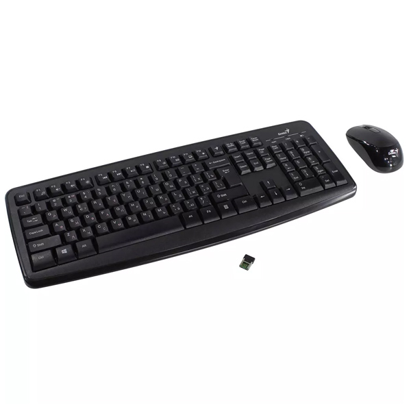 GENIUS - KIT SMART KM-8100 TECLADO Y MOUSE INALAMBRICO NEGRO (31340004401)