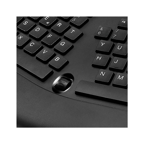 KLIP XTREME - KIT TECLADO MOUSE ERGONOMICO INALAMBRICO CON SCROLL (KBK-500)