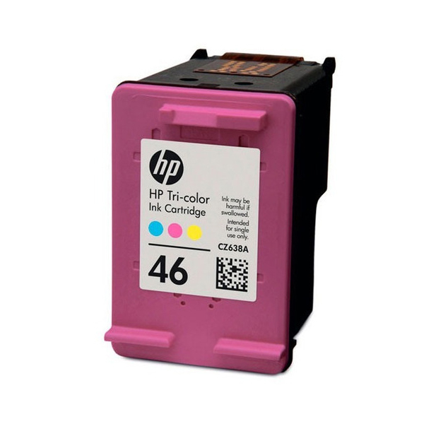 HP - TINTA 46 CARTRIDGE TRICOLOR (CZ638AL)