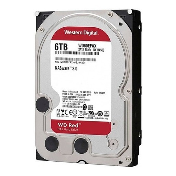 WESTERN DIGITAL - RED WD60EFAX 6TB 5400RPM 256MB SATA3 (WD60EFAX)