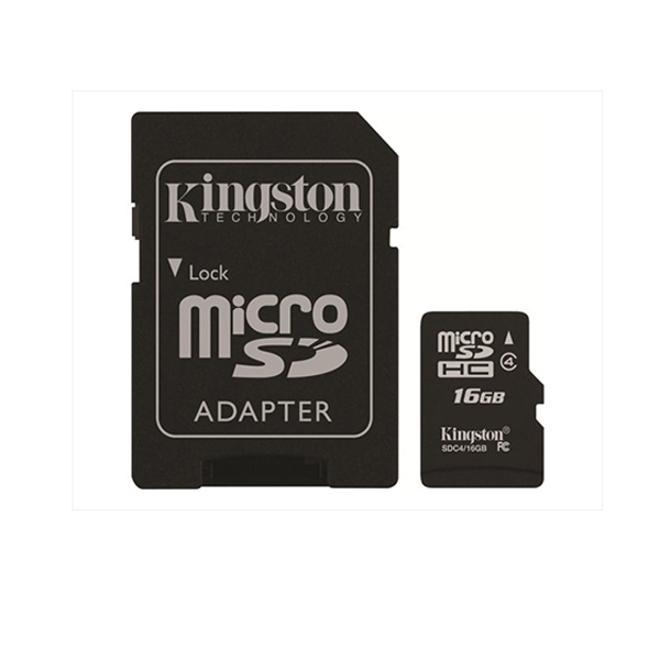 KINGSTON - MICRO SD 16GB CLASE 4 (SDC4/16GB)