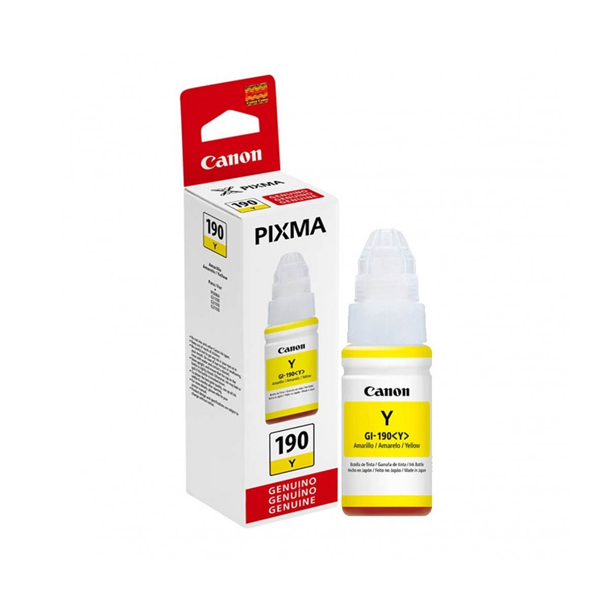 CANON - TINTA CANON GI-190 YELLOW (0670C001)