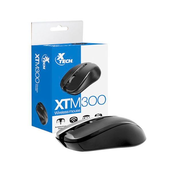 XTECH - MOUSE INALAMBRICO 3D 4 BOTONES 2,4GHZ SENSOR OPTICO (XTM-300)