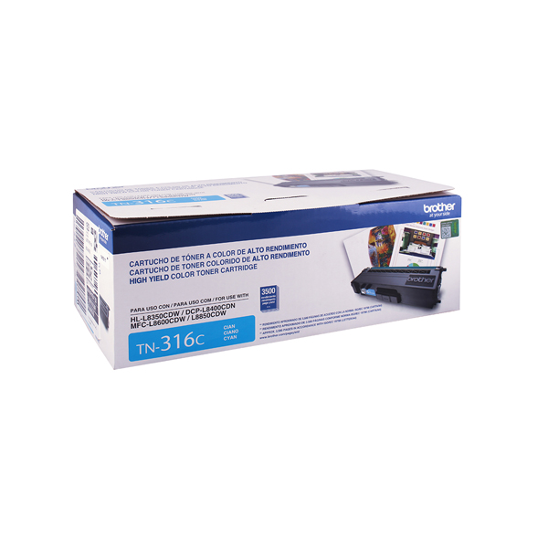 BROTHER - TONER TN-316C MFC-L8850DW 3500 PAG. (TN316C)
