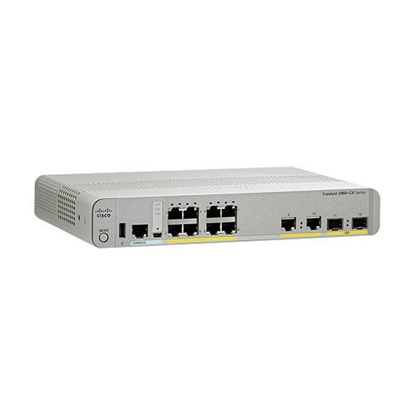 CISCO - CATALYST 2960 CX 8 PORT POE LAN BASE (WS-C2960CX-8PC-L)