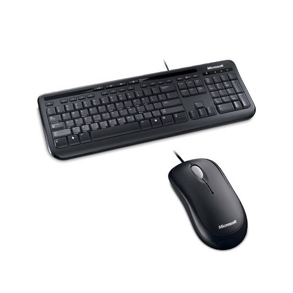 MICROSOFT - TECLADO + MOUSE WIRED 600 USB (APB-00004)