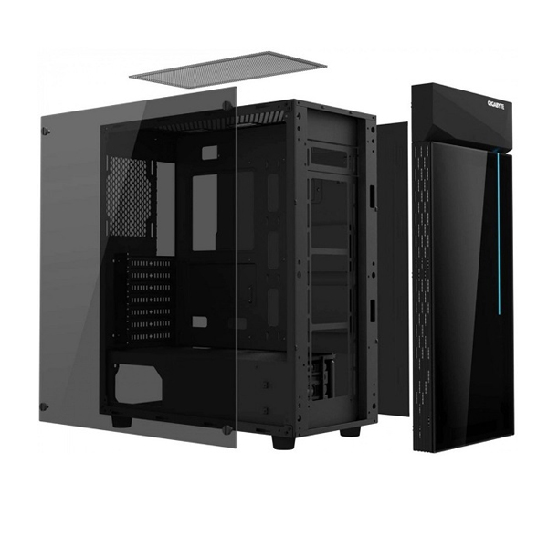 GIGABYTE - GIGABYTE C200G CASE MIDTOWER TG PSU COVER (GB-C200G)