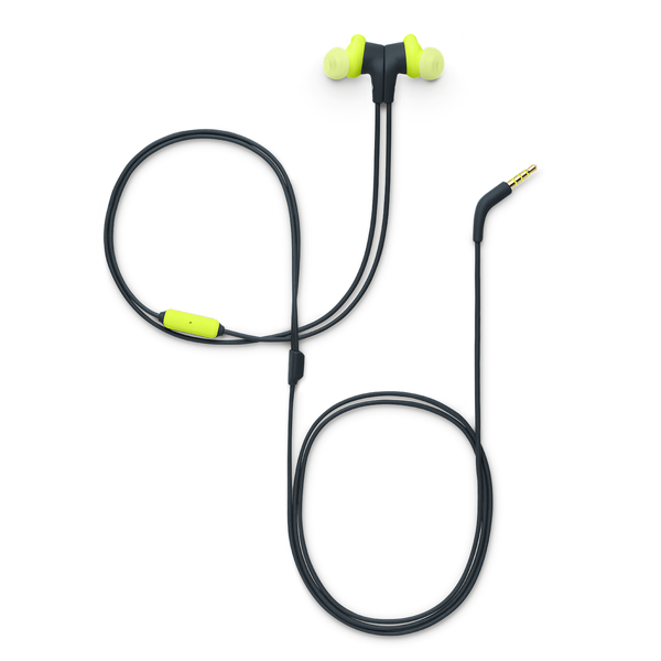 JBL - AUDIFONOS DEPORTIVOS IN-EAR JBL ENDURANCE RUN NEGRO/AMARILLO (JBLENDURRUNBNLAM)