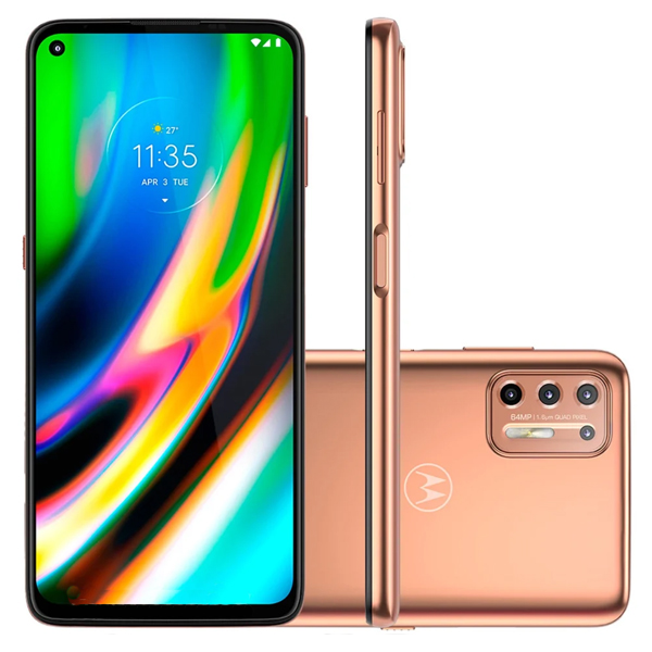 MOTOROLA - MOTO G9 PLUS ROSA CHAMPAGNE (PAKL0012CL)