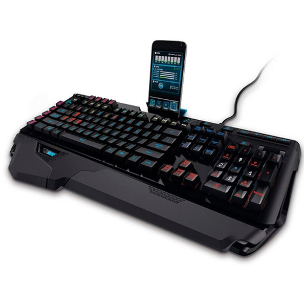 LOGITECH - TECLADO GAMER G910 MECANICO RGB 9 TECLAS G USB (920-006385)