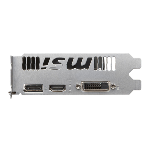 MSI - TARJETA DE VIDEO GTX 1050 TI 4GT OC DVI HDMI DP PCIe (GTX 1050 TI 4GT OC)