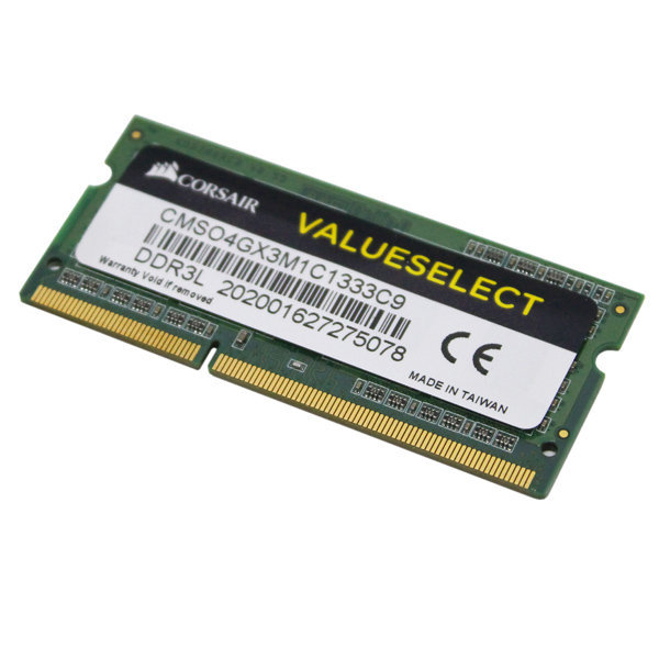 CORSAIR MEMORIA VALUE SELECT 8GB DDR3L 1.35V SODIMM 1600 MHZ (CMSO8GX3M1C1600C11)
