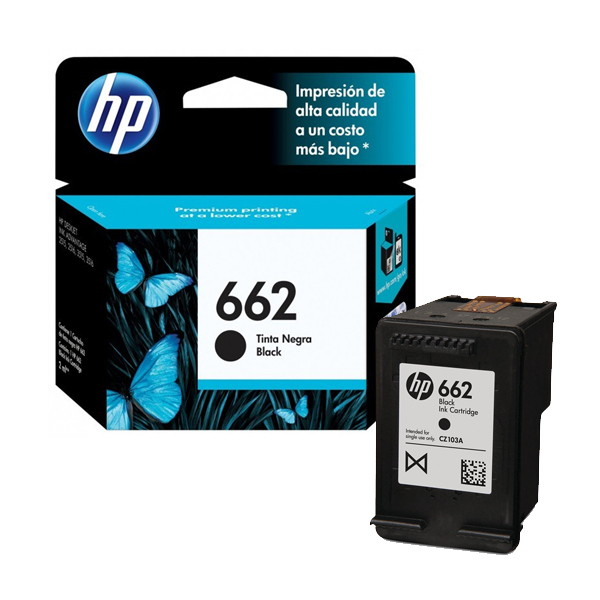 HP - TINTA NEGRA 662 INK CARTRIDGE (CZ103AL)