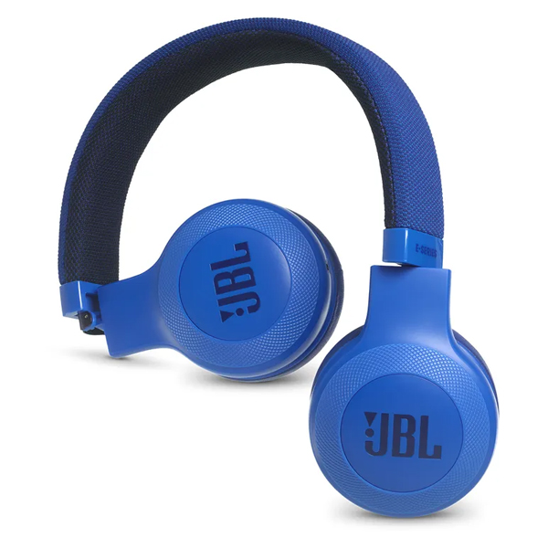 JBL - E35 HEADPHONES WITH MIC - ON-EAR - WIRED - BLUE (JBLE35BLU)