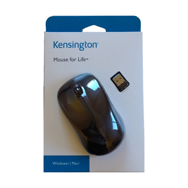 KENSINGTON - MOUSE FOR LIFE NEGRO INALAMBRICO 3 BOTONES (27105-K72392)