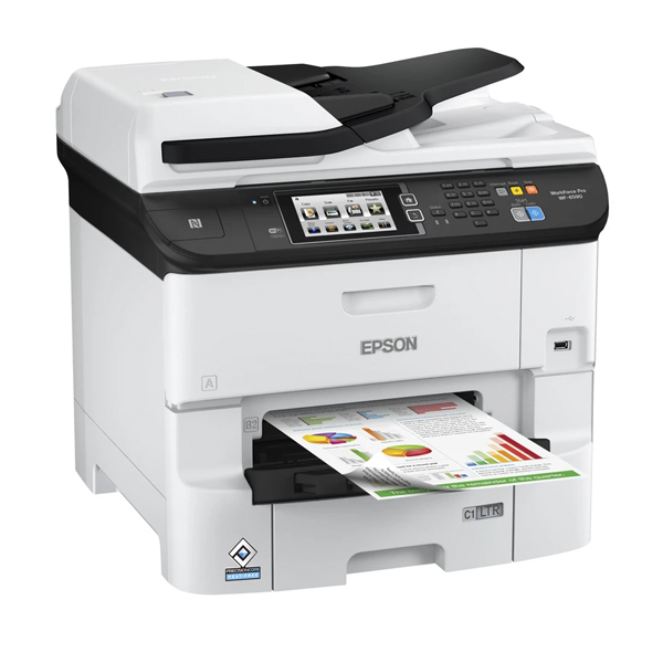 EPSON - IMP WF-6590 MULTIF. / WIFI / FAX / ETHERNET / DUPLEX / ADF / OFIC / PLC (C11CD49201)