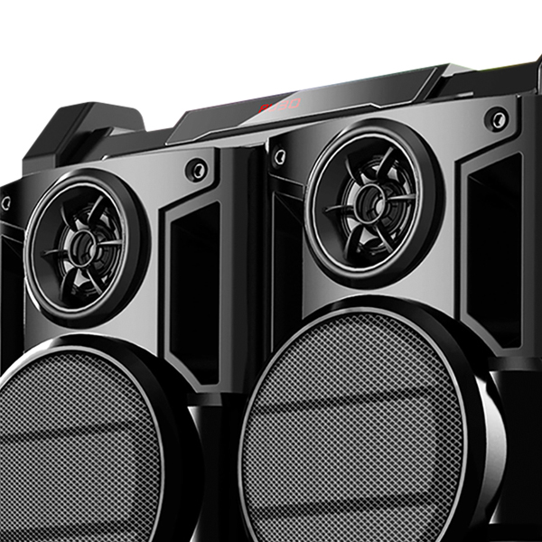 KLIP XTREME - KLIPX PARLANTE KARAOKE 6000W C/2MIC/CONTROL BLUETOOTH LED  (KWS-920 )