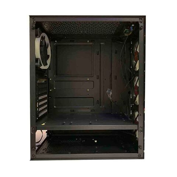 PCTRONIX - MORPHEUS GABINETE JX188-10 GAMER 3 FAN FRONTAL RGB ATX 1 FT (JX188-10)