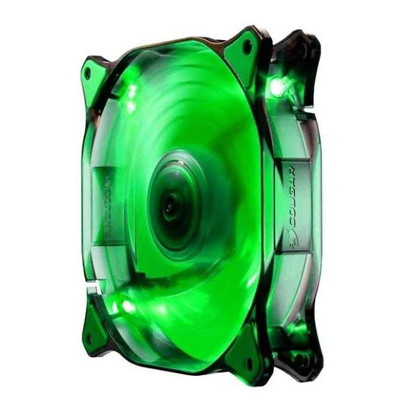 COUGAR- VENTILADOR CFD-120 ALUMINIO, LED VERDE, 1200 RPM (3512025.0094)