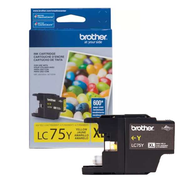 BROTHER - TINTA BROTHER LC75Y AMARILLO (LC75Y)