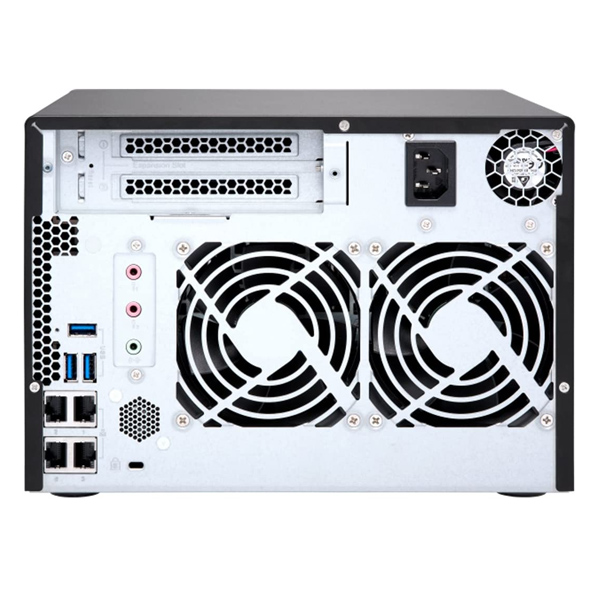 QNAP - 6 BAYS NAS TS-673-8G-US ISCSI IP-SANAMD RSERIES 8GBRAM (TS-673-8G-US)