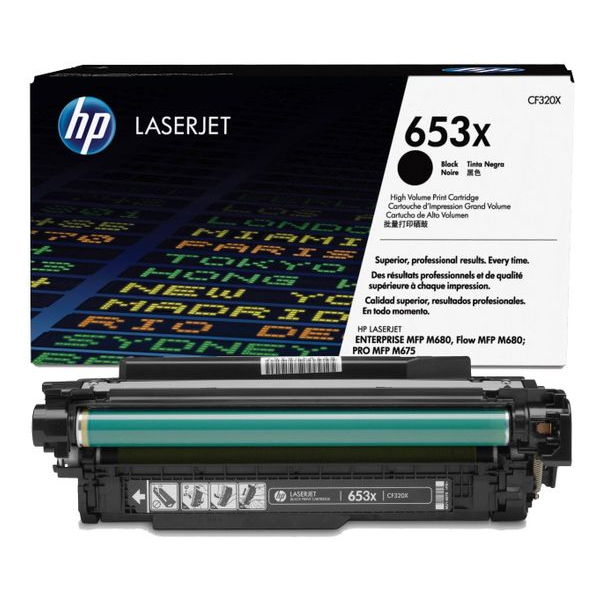 HP - TONER 653X BLACK LASERJET CARTRIDGE (CF320X)