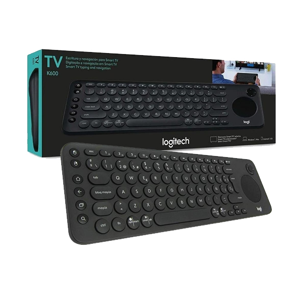 LOGITECH - TECLADO SMART TV K600 BLUETOOTH TOUCHPAD INTEGRADO (920-008824)