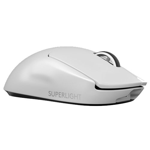LOGITECH - MOUSE GAMING PRO X SUPERLIGHT LIGHTSPEED WHITE (910-005941)