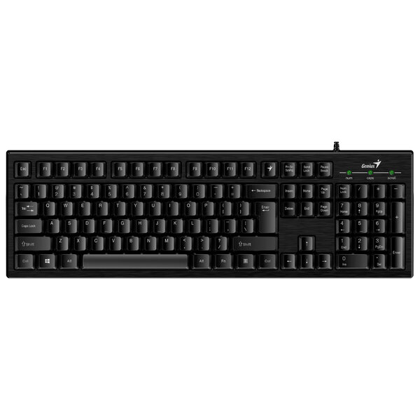 GENIUS - TECLADO USB KB-101 SMART - PERSONALIZABLE - ANTIDERRAME (31300006401)