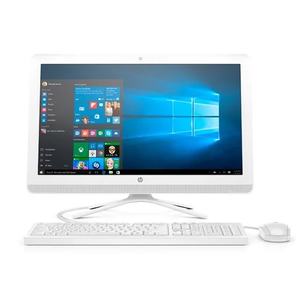 HP AIO 24-G207LA CORE I3-7100U 4GB/1TB 23.8 DVD WHITE W10 HOME (X6A54AA#AKH)