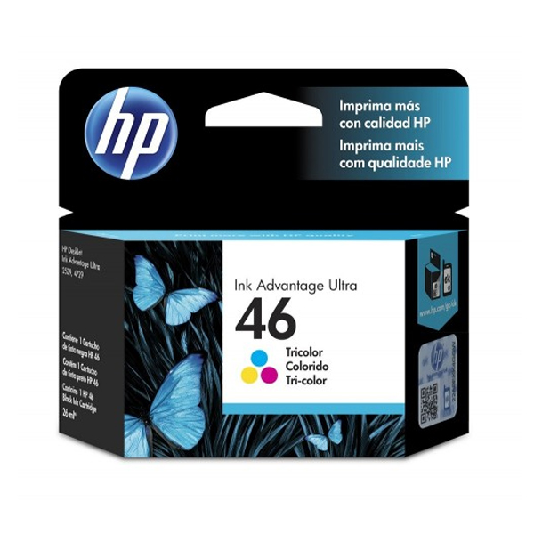 HP - TINTA 46 CARTRIDGE TRICOLOR (CZ638AL)