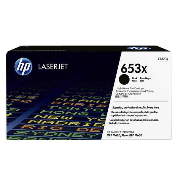 HP - TONER 653X BLACK LASERJET CARTRIDGE (CF320X)