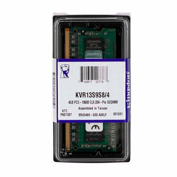 KINGSTON - MEMORIA 4G SODIMM 1333 (KVR13S9S8/4G)