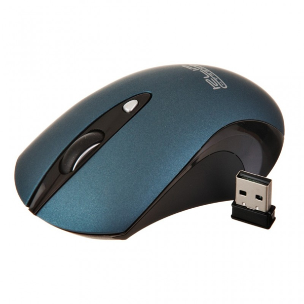 KLIP XTREME - MOUSE OPTICO SILENCIOSO INALAMBRICO 2.4 GHZ AZUL (KMW-400BL)