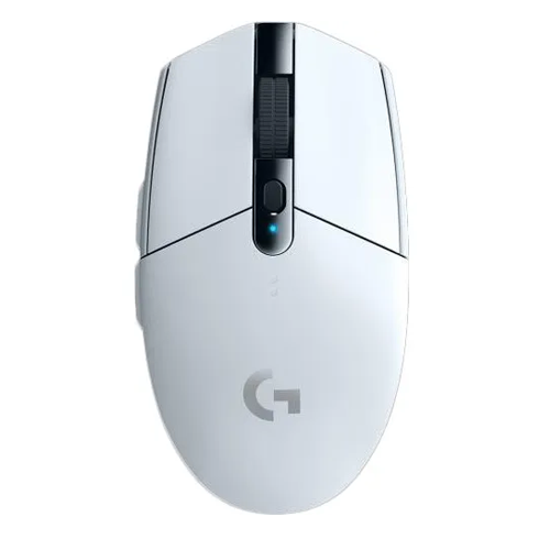 LOGITECH - G G305 MOUSE - OPTICAL - 6 BUTTONS - WIRELESS - LIGHTSPEED - USB WIRELESS RECEIVER - WHITE (910-005290)