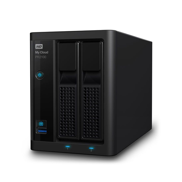WESTERN DIGITAL - MY CLOUD PR2100 NAS ETHERNET LAN BLACK (WDBBCL0000NBK-NESN)