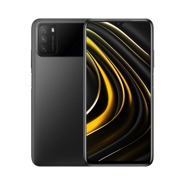 XIAOMI   - XIAOMI POCO M3 EU 128G POWER BLACK  / CAJA DAÃ‘ADA (30469)